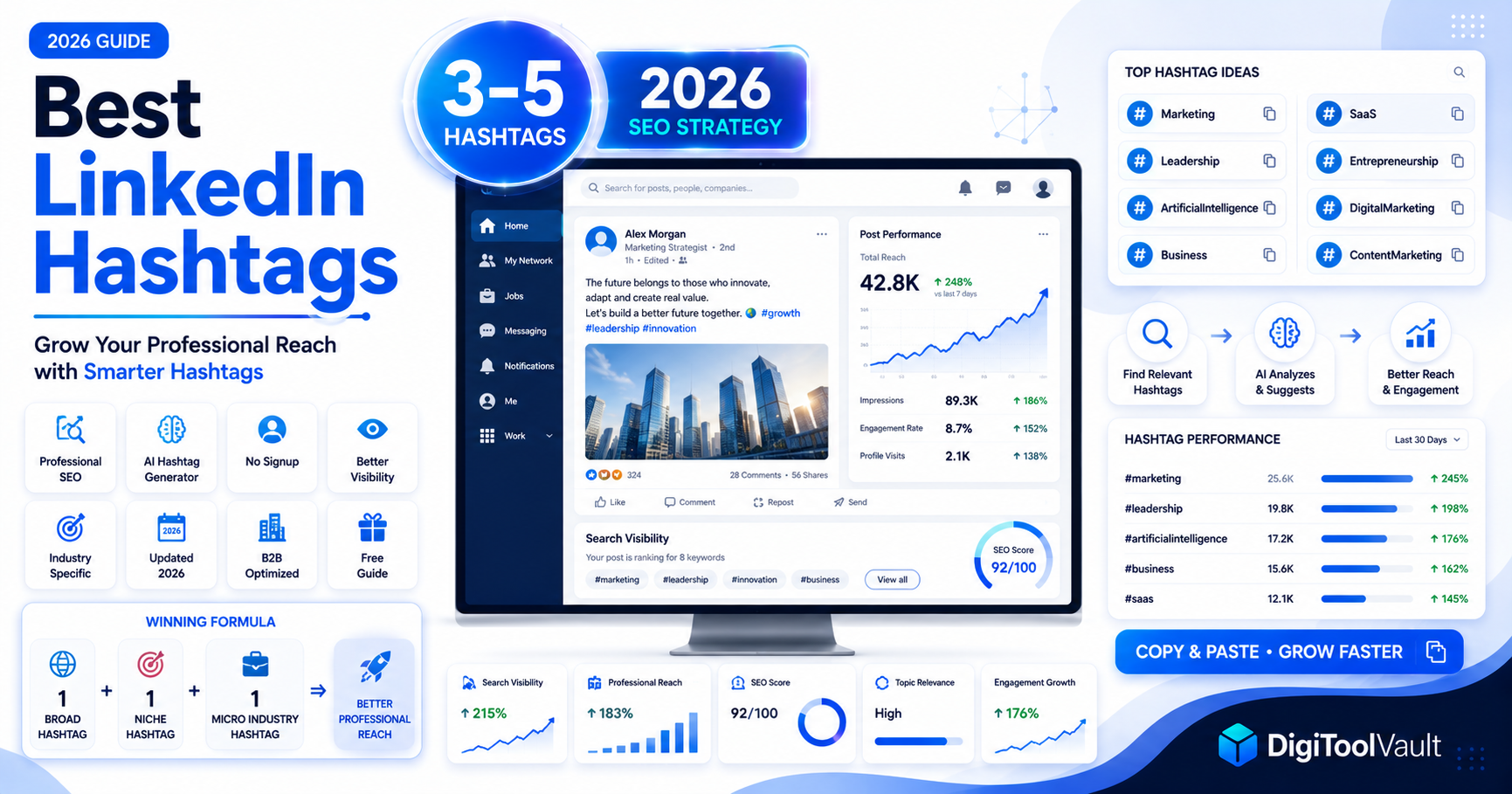 LinkedIn Hashtag Generator Free 2026 Best Tags for Posts